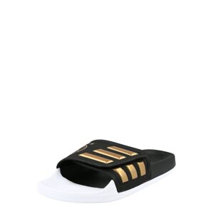 ADIDAS SPORTSWEAR Plážové / kúpacie topánky 'TND Adilette'  zlatá / čierna
