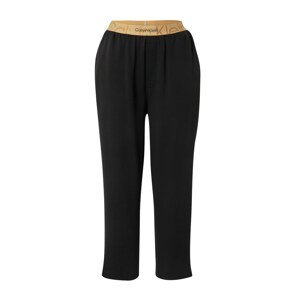 Calvin Klein Underwear Pyžamové nohavice  zlatá / čierna