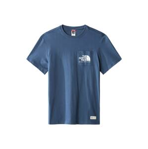 THE NORTH FACE Funkčné tričko 'BERKELEY CALIFORNIA'  námornícka modrá / biela