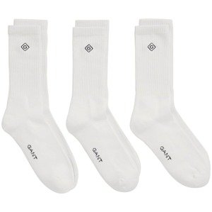 GANT Ponožky  čierna / biela