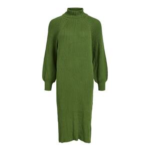 OBJECT Pletené šaty 'Line'  zelená