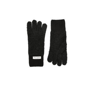Marc O'Polo Prstové rukavice  čierna / biela