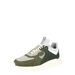 EKN Footwear Nízke tenisky 'LARCH'  sivá / olivová / jedľová / biela