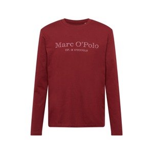 Marc O'Polo Tričko  tmavočervená / biela