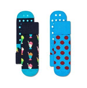 Happy Socks Ponožky  nebesky modrá / ružová / burgundská / čierna