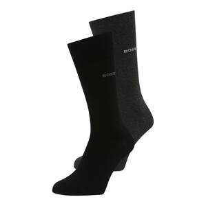 BOSS Black Ponožky  tmavosivá / čierna