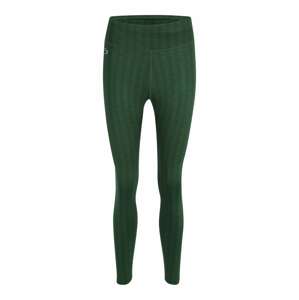 Lacoste Sport Športové nohavice  zelená / jedľová / biela