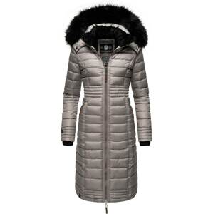 NAVAHOO Zimný kabát 'Umay'  sivá / čierna
