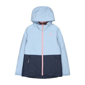 4F Športová bunda  pastelovo modrá / tmavomodrá / ružová