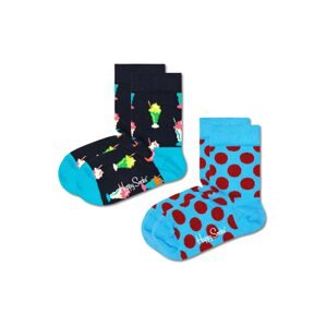Happy Socks Ponožky  modrá / tmavomodrá / žltá / červená