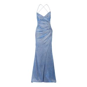 LUXUAR Večerné šaty  modrá / strieborná