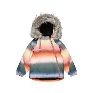 Molo Zimná bunda 'Hopla'  nebesky modrá / tmavozelená / oranžová / ružová