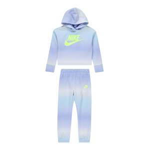 Nike Sportswear Joggingová súprava  modrá / sivá / limetová / modrofialová