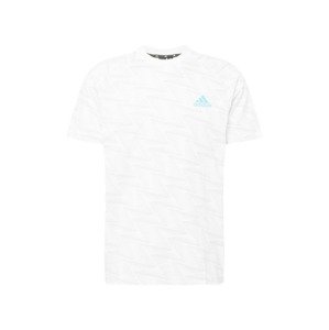 ADIDAS SPORTSWEAR Funkčné tričko  modrá / sivá / striebornosivá / biela