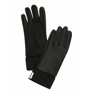 RAINS Prstové rukavice  čierna / biela