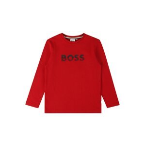 BOSS Kidswear Tričko  červená / čierna