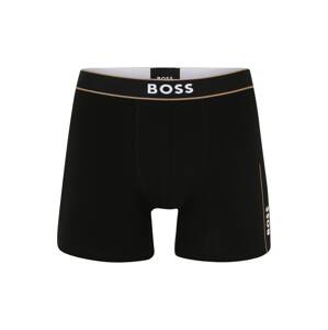 BOSS Black Boxerky 'BoxerBr 24 Logo'  béžová / čierna / biela