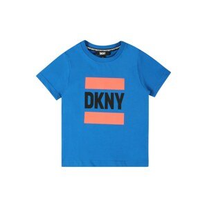 DKNY Tričko  kráľovská modrá / koralová / čierna
