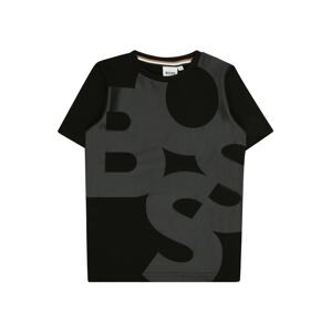 BOSS Kidswear Tričko  grafitová / čierna