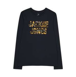 Jack & Jones Junior Tričko 'PEACE WALKER'  námornícka modrá / opálová / žltá