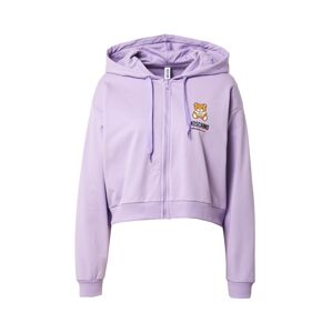 Moschino Underwear Tepláková bunda 'FELPA'  pastelovo fialová / zmiešané farby