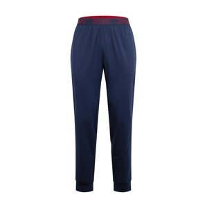 HUGO Pyžamové nohavice 'Unite'  námornícka modrá / červená