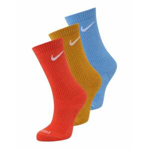 NIKE Športové ponožky  farba ťavej srsti / nebesky modrá / červená / biela