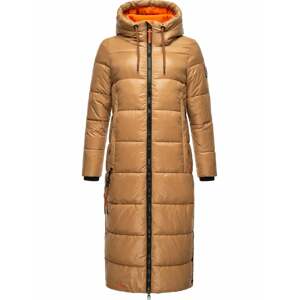 NAVAHOO Zimný kabát 'Schmuseengel'  farba ťavej srsti / oranžová / čierna
