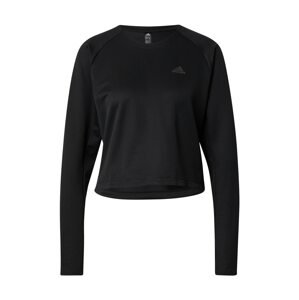 ADIDAS SPORTSWEAR Funkčné tričko 'Run Icons 3-Stripes Warm'  sivá / čierna / biela