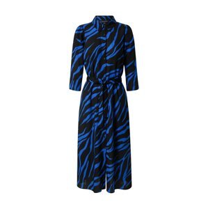 Dorothy Perkins Košeľové šaty  kráľovská modrá / čierna