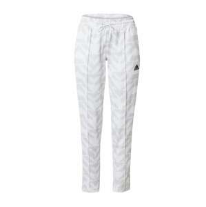 ADIDAS SPORTSWEAR Športové nohavice 'Tiro Suit Up Lifestyle'  svetlosivá / čierna / biela