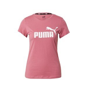 PUMA Funkčné tričko  červeno-fialová / biela