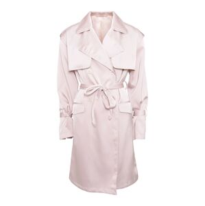 OW Collection Prechodný kabát  ružová