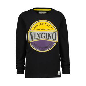 VINGINO Tričko 'JARDO'  žltá / svetlosivá / tmavofialová / čierna