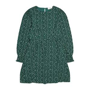 GRUNT Šaty 'Colette'  zelená / biela