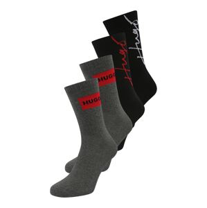 HUGO Ponožky  tmavomodrá / sivá / červená