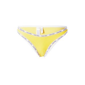 Calvin Klein Swimwear Bikinové nohavičky  indigo / žltá / biela