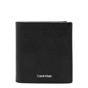 Calvin Klein Peňaženka 'MEDIAN'  čierna / strieborná
