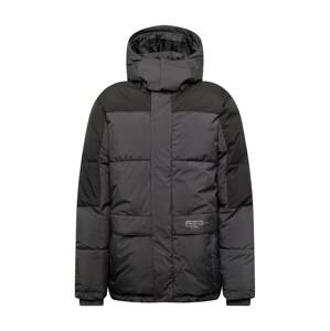 BURTON MENSWEAR LONDON Zimná bunda 'Giro Parker'  svetlosivá / čierna