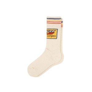 Scalpers Ponožky  žltá / karmínovo červená / šedobiela