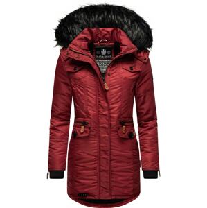 NAVAHOO Zimná bunda  červená / čierna