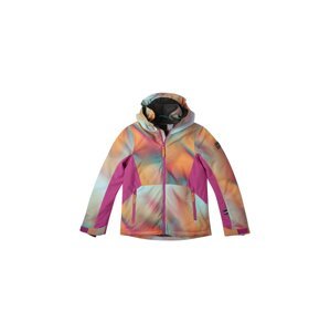 O'NEILL Outdoorová bunda 'Lite Aop'  telová / modrá / oranžová / ružová