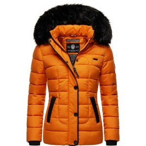 MARIKOO Zimná bunda 'Unique'  oranžová / čierna