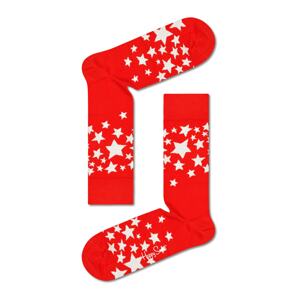 Happy Socks Ponožky  červená / biela