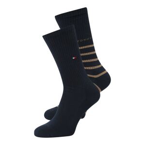 Tommy Hilfiger Underwear Ponožky 'BRETON'  námornícka modrá / kaki / červená / biela