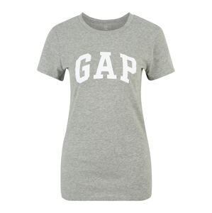 Gap Tall Tričko  sivá melírovaná / biela