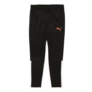 PUMA Športové nohavice  svetločervená / čierna / biela