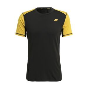 4F Funkčné tričko  žltá / čierna