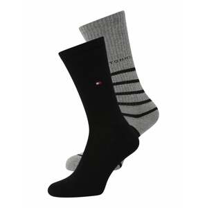 Tommy Hilfiger Underwear Ponožky  sivá melírovaná / čierna