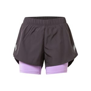 ONLY PLAY Športové nohavice  tmavosivá / pastelovo fialová